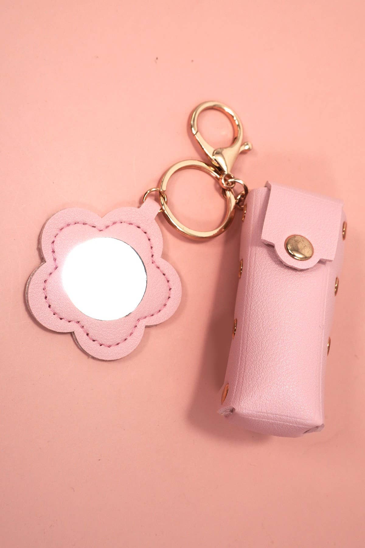Trending Vegan Leather Lip Bag Charm Keychains