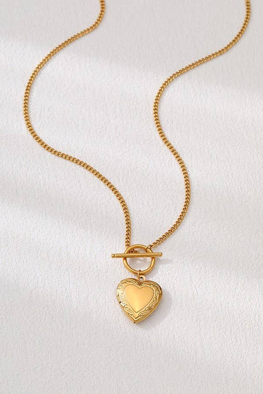 Locket Necklace - 18k Stainless Steel Tarnish Free