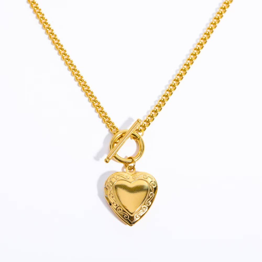 Locket Necklace - 18k Stainless Steel Tarnish Free