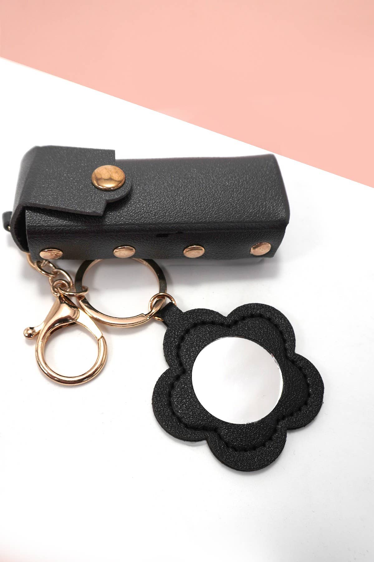 Trending Vegan Leather Lip Bag Charm Keychains