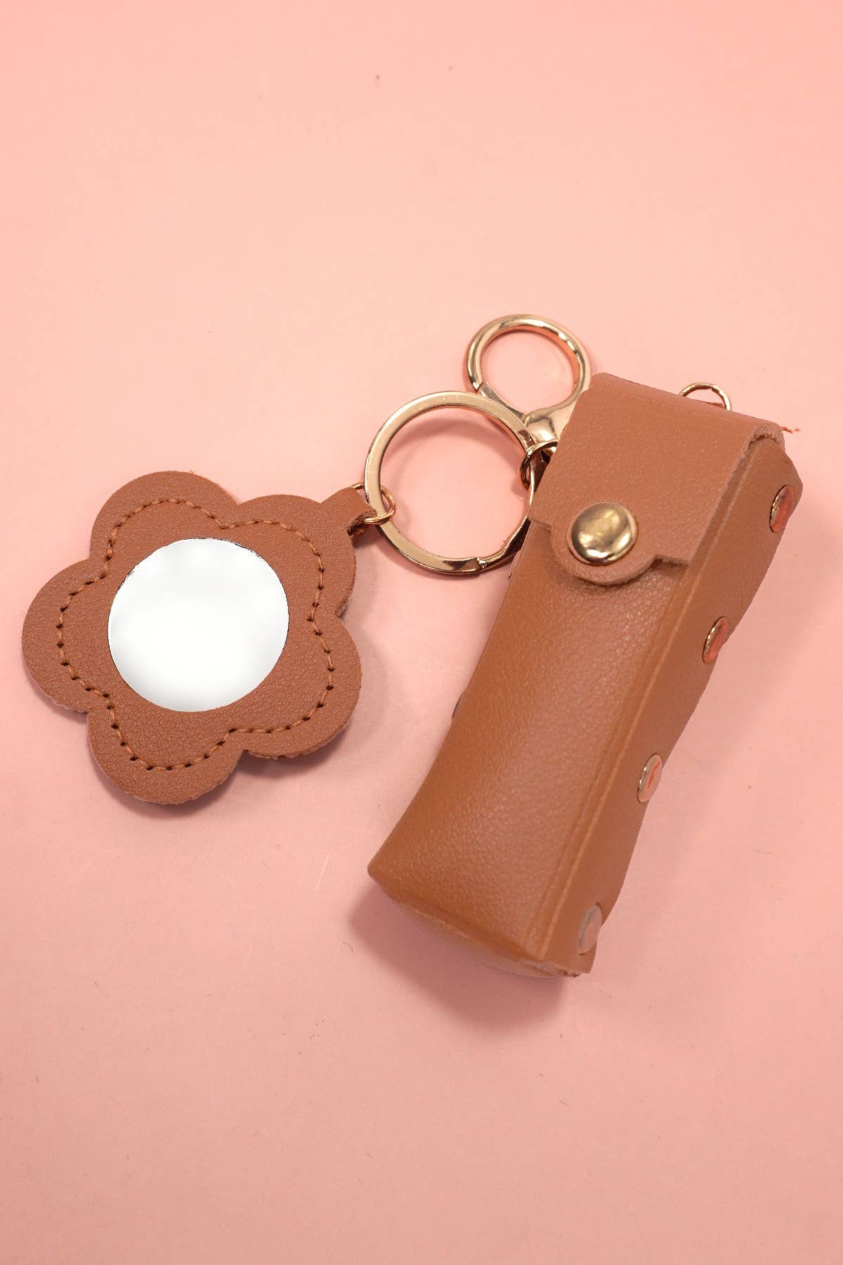 Trending Vegan Leather Lip Bag Charm Keychains