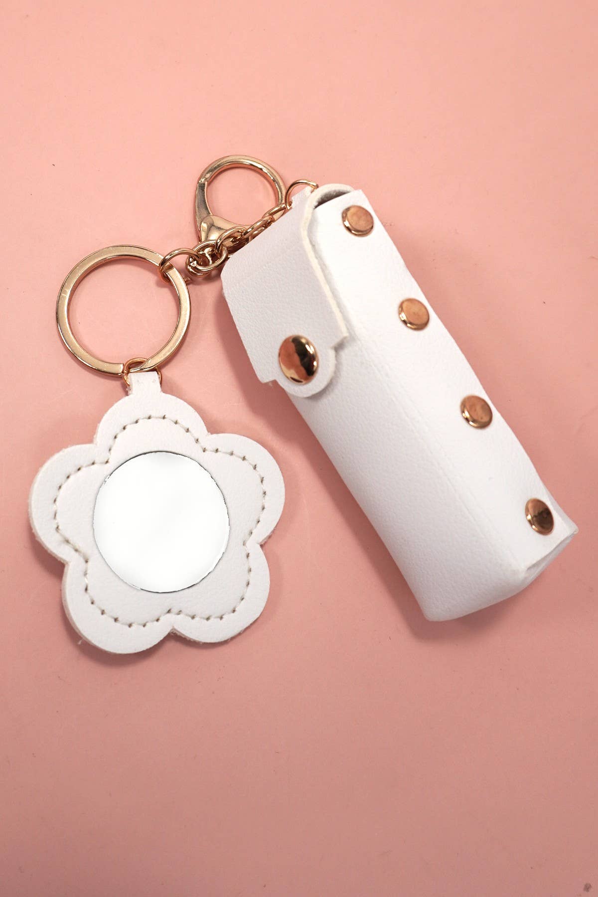 Trending Vegan Leather Lip Bag Charm Keychains