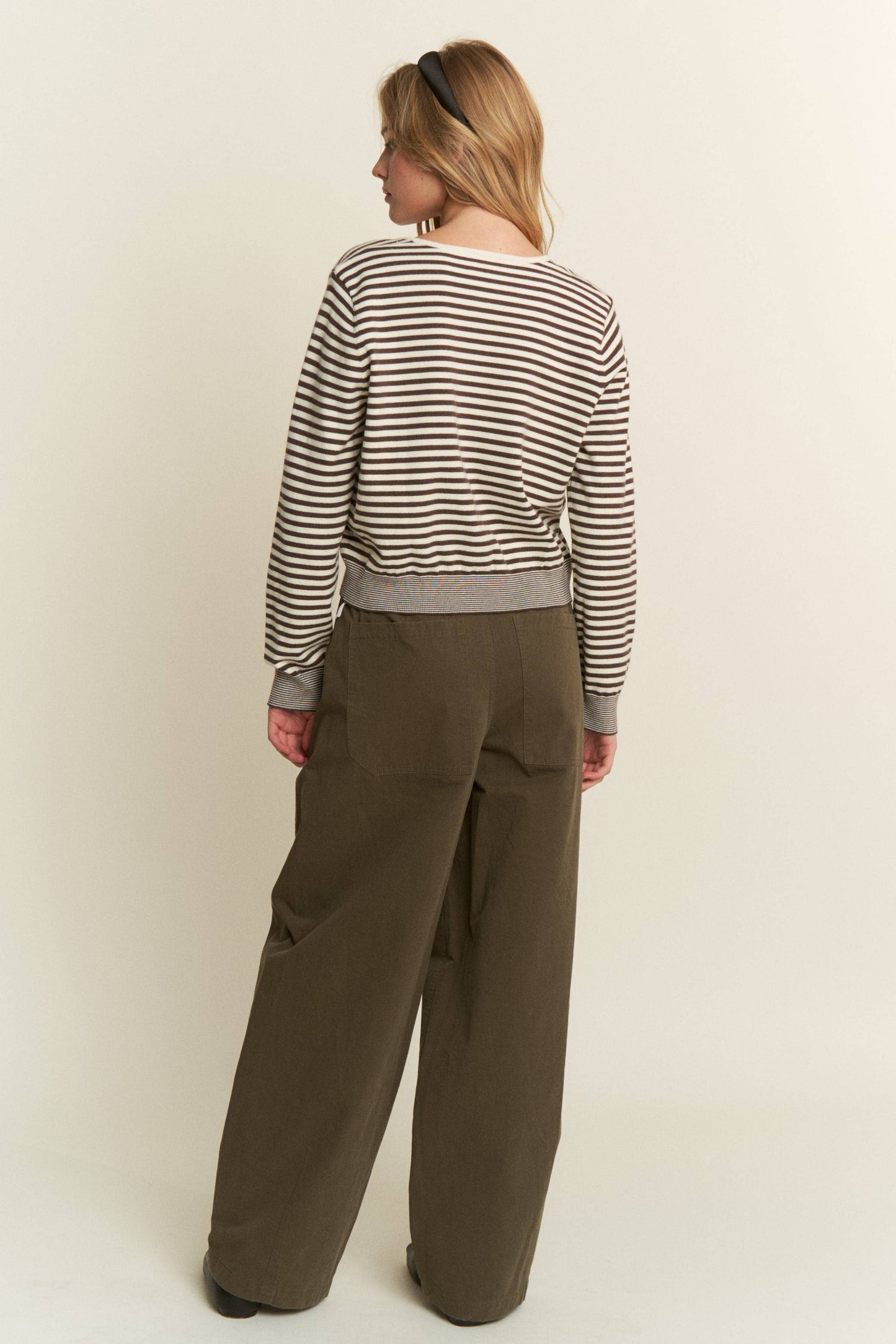 High Rise Wide Leg Relaxed Pants