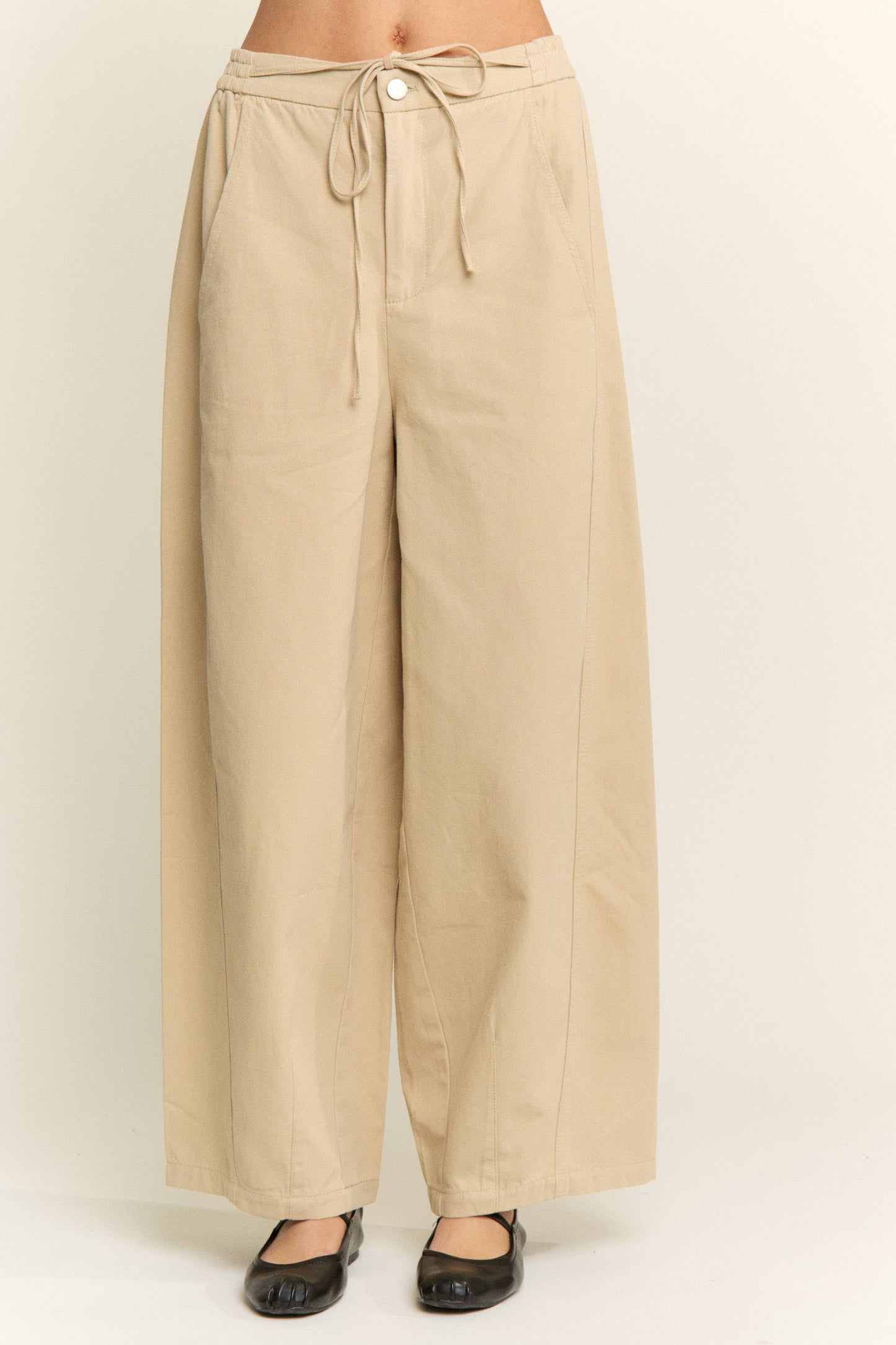 Wide Leg Drawstring Pants