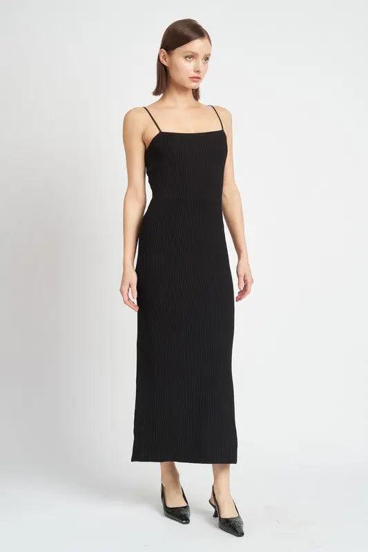 MAXI KNIT RIB DRESS - Sneaky Kiki’s