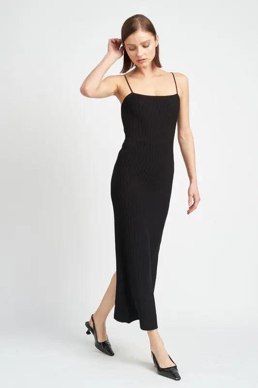 MAXI KNIT RIB DRESS - Sneaky Kiki’s