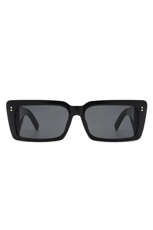 Rectangle Retro Tinted Chunky Sunglasses - Sneaky Kiki’s